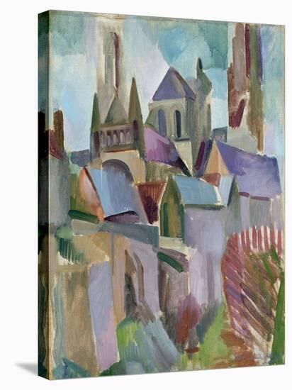 Towers of Laon, 1912-Robert Delaunay-Stretched Canvas
