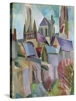 Towers of Laon, 1912-Robert Delaunay-Stretched Canvas