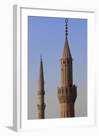 Towers of Mosque, Cairo, Egypt-Peter Adams-Framed Photographic Print