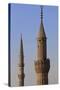 Towers of Mosque, Cairo, Egypt-Peter Adams-Stretched Canvas