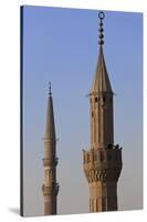 Towers of Mosque, Cairo, Egypt-Peter Adams-Stretched Canvas