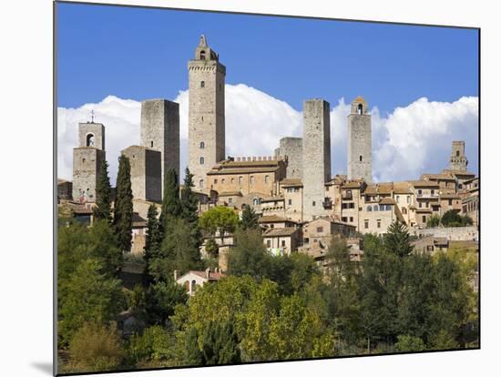 Towers of San Gimignano, UNESCO World Heritage Site, Tuscany, Italy, Europe-Richard Cummins-Mounted Photographic Print