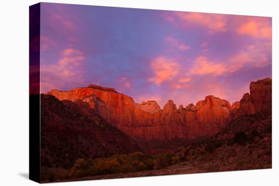 Towers of the Virgin at Sunrise-nstanev-Stretched Canvas