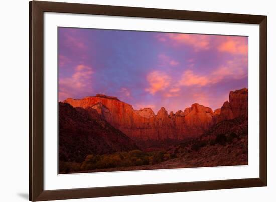 Towers of the Virgin at Sunrise-nstanev-Framed Photographic Print