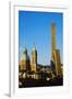 Towers of Torre Degli Asinelli and Torre Garisenda, Bologna, Emilia Romagna, Italy, Europe-Bruno Morandi-Framed Photographic Print