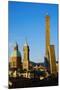 Towers of Torre Degli Asinelli and Torre Garisenda, Bologna, Emilia Romagna, Italy, Europe-Bruno Morandi-Mounted Photographic Print