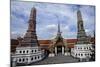 Towers That Flank Royal Palace-null-Mounted Giclee Print