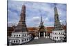 Towers That Flank Royal Palace-null-Stretched Canvas