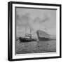 Towing the World Grandeur Ship-null-Framed Photographic Print