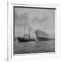 Towing the World Grandeur Ship-null-Framed Photographic Print