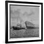 Towing the World Grandeur Ship-null-Framed Photographic Print