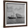 Towing the World Grandeur Ship-null-Framed Photographic Print