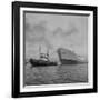 Towing the World Grandeur Ship-null-Framed Photographic Print