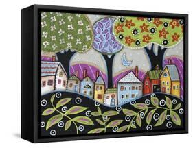 Town 1-Karla Gerard-Framed Stretched Canvas