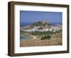 Town and Acropolis of Lindos Town, Rhodes, Dodecanese Islands, Greek Islands, Greece, Europe-Miller John-Framed Photographic Print