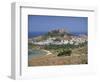 Town and Acropolis of Lindos Town, Rhodes, Dodecanese Islands, Greek Islands, Greece, Europe-Miller John-Framed Photographic Print