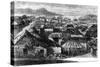 Town and Bay of Puerto Plata, Santo Domingo, 1873-null-Stretched Canvas