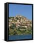 Town and Castle on the Skyline at Molyvos, on Lesbos, North Aegean Islands, Greece-Lightfoot Jeremy-Framed Stretched Canvas