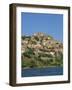 Town and Castle on the Skyline at Molyvos, on Lesbos, North Aegean Islands, Greece-Lightfoot Jeremy-Framed Photographic Print