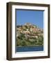 Town and Castle on the Skyline at Molyvos, on Lesbos, North Aegean Islands, Greece-Lightfoot Jeremy-Framed Photographic Print