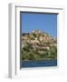 Town and Castle on the Skyline at Molyvos, on Lesbos, North Aegean Islands, Greece-Lightfoot Jeremy-Framed Photographic Print