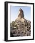 Town and Castle Ruins, Ortahisar, Near Urgup, Cappadocia, Anatolia, Turkey, Eurasia-Adam Woolfitt-Framed Photographic Print