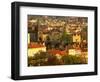 Town and Charles Bridge, Prague, Czech Republic-Peter Adams-Framed Photographic Print