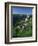 Town and Church Overlook a Green Valley at Rocamadour, Lot, Midi Pyrenees, France, Europe-Richardson Rolf-Framed Photographic Print