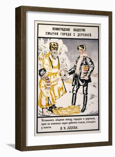 Town and Country United-Boris Kustodiyev-Framed Art Print