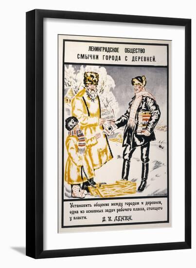 Town and Country United-Boris Kustodiyev-Framed Art Print