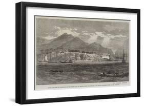 Town and Fort of Acapulco-Richard Principal Leitch-Framed Giclee Print