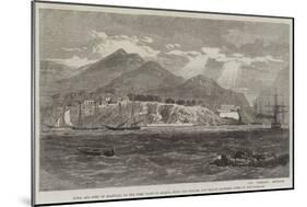 Town and Fort of Acapulco-Richard Principal Leitch-Mounted Giclee Print