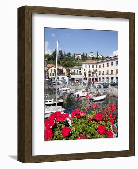 Town and Harbour, Menaggio, Lake Como, Lombardy, Italian Lakes, Italy, Europe-Frank Fell-Framed Photographic Print