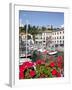 Town and Harbour, Menaggio, Lake Como, Lombardy, Italian Lakes, Italy, Europe-Frank Fell-Framed Photographic Print