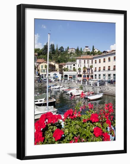 Town and Harbour, Menaggio, Lake Como, Lombardy, Italian Lakes, Italy, Europe-Frank Fell-Framed Photographic Print