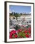 Town and Harbour, Menaggio, Lake Como, Lombardy, Italian Lakes, Italy, Europe-Frank Fell-Framed Photographic Print