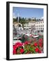 Town and Harbour, Menaggio, Lake Como, Lombardy, Italian Lakes, Italy, Europe-Frank Fell-Framed Photographic Print