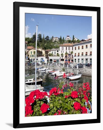 Town and Harbour, Menaggio, Lake Como, Lombardy, Italian Lakes, Italy, Europe-Frank Fell-Framed Photographic Print