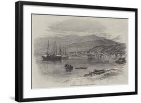 Town and Harbour of St Pierre, Martinique-null-Framed Giclee Print