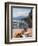 Town and Lakeside Cafe, Menaggio, Lake Como, Lombardy, Italian Lakes, Italy, Europe-Frank Fell-Framed Photographic Print