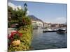 Town and Lakeside, Menaggio, Lake Como, Lombardy, Italian Lakes, Italy, Europe-Frank Fell-Mounted Photographic Print