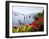 Town and Lakeside, Menaggio, Lake Como, Lombardy, Italian Lakes, Italy, Europe-Frank Fell-Framed Photographic Print