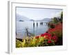 Town and Lakeside, Menaggio, Lake Como, Lombardy, Italian Lakes, Italy, Europe-Frank Fell-Framed Photographic Print