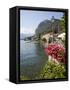 Town and Lakeside, Menaggio, Lake Como, Lombardy, Italian Lakes, Italy, Europe-Frank Fell-Framed Stretched Canvas