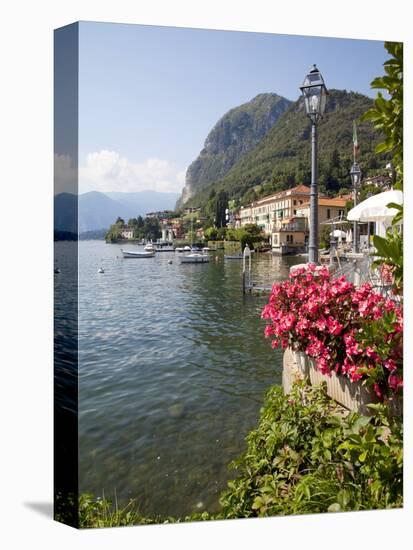 Town and Lakeside, Menaggio, Lake Como, Lombardy, Italian Lakes, Italy, Europe-Frank Fell-Stretched Canvas