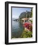 Town and Lakeside, Menaggio, Lake Como, Lombardy, Italian Lakes, Italy, Europe-Frank Fell-Framed Photographic Print