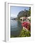 Town and Lakeside, Menaggio, Lake Como, Lombardy, Italian Lakes, Italy, Europe-Frank Fell-Framed Photographic Print