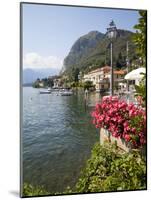 Town and Lakeside, Menaggio, Lake Como, Lombardy, Italian Lakes, Italy, Europe-Frank Fell-Mounted Photographic Print