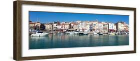 Town and port, Cassis, Bouches-Du-Rhone, Provence-Alpes-Cote D'Azur, France-null-Framed Photographic Print