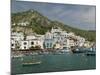 Town and Port View, Sant'Angelo, Ischia, Bay of Naples, Campania, Italy-Walter Bibikow-Mounted Photographic Print